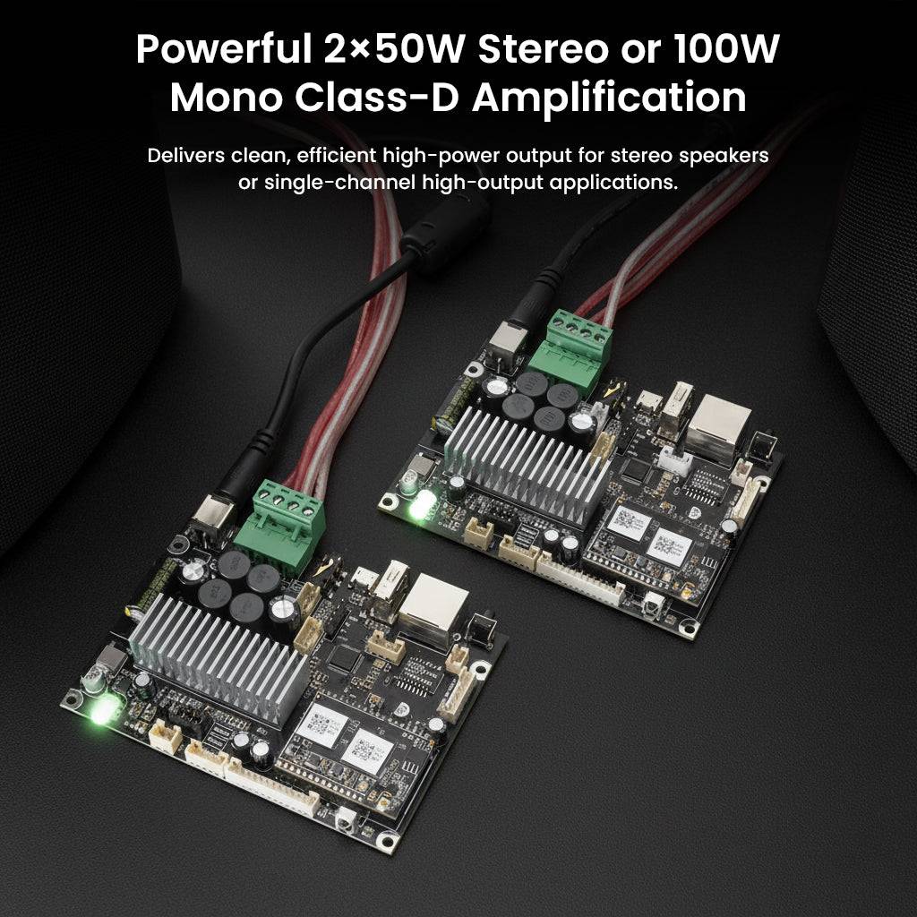 Arylic-Up2Stream AMP v4 Multiroom Wireless Streaming Stereo Amplifier Board - Image 4