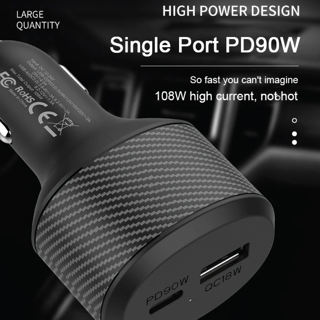 URVNS - C32 108W PD Car Charger - Image 8