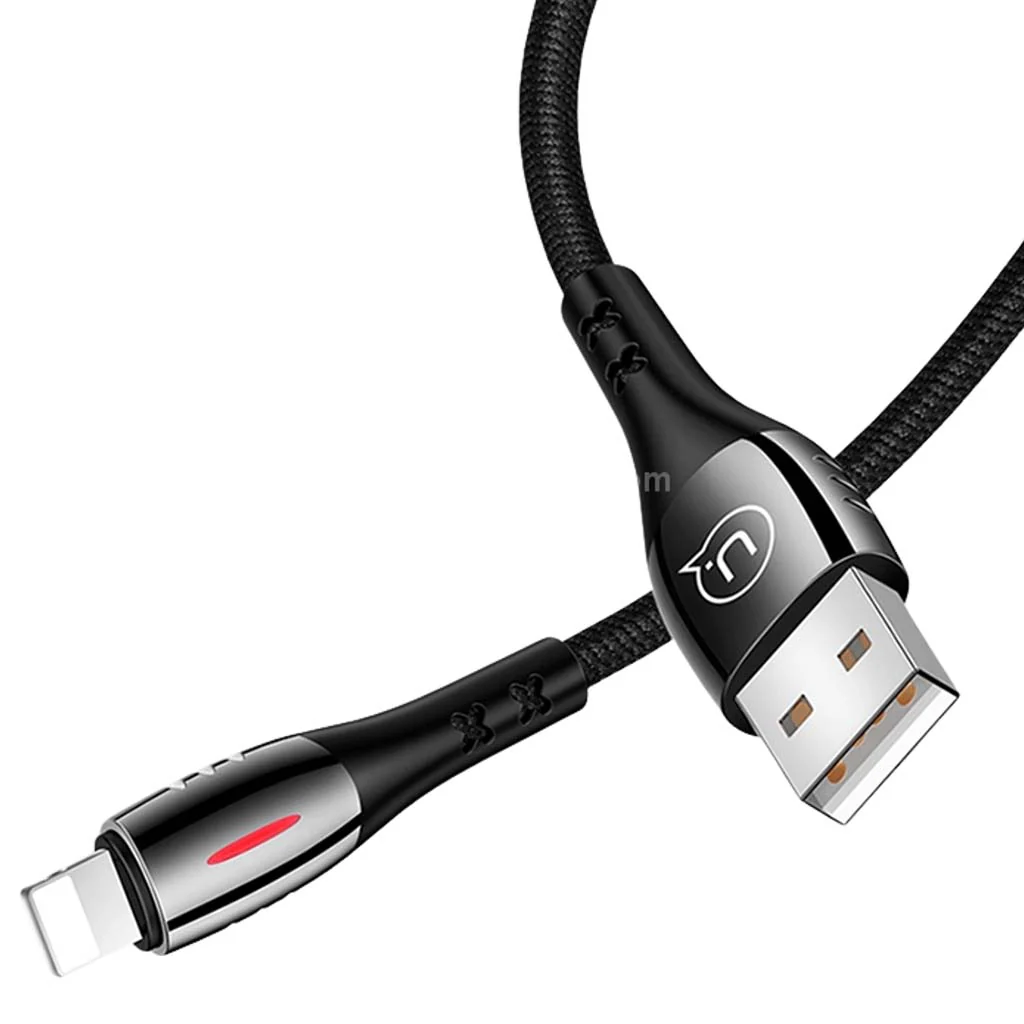 USAMS- SJ344USB01 USB-A To Lightning Fast Charging Cable (120cm)