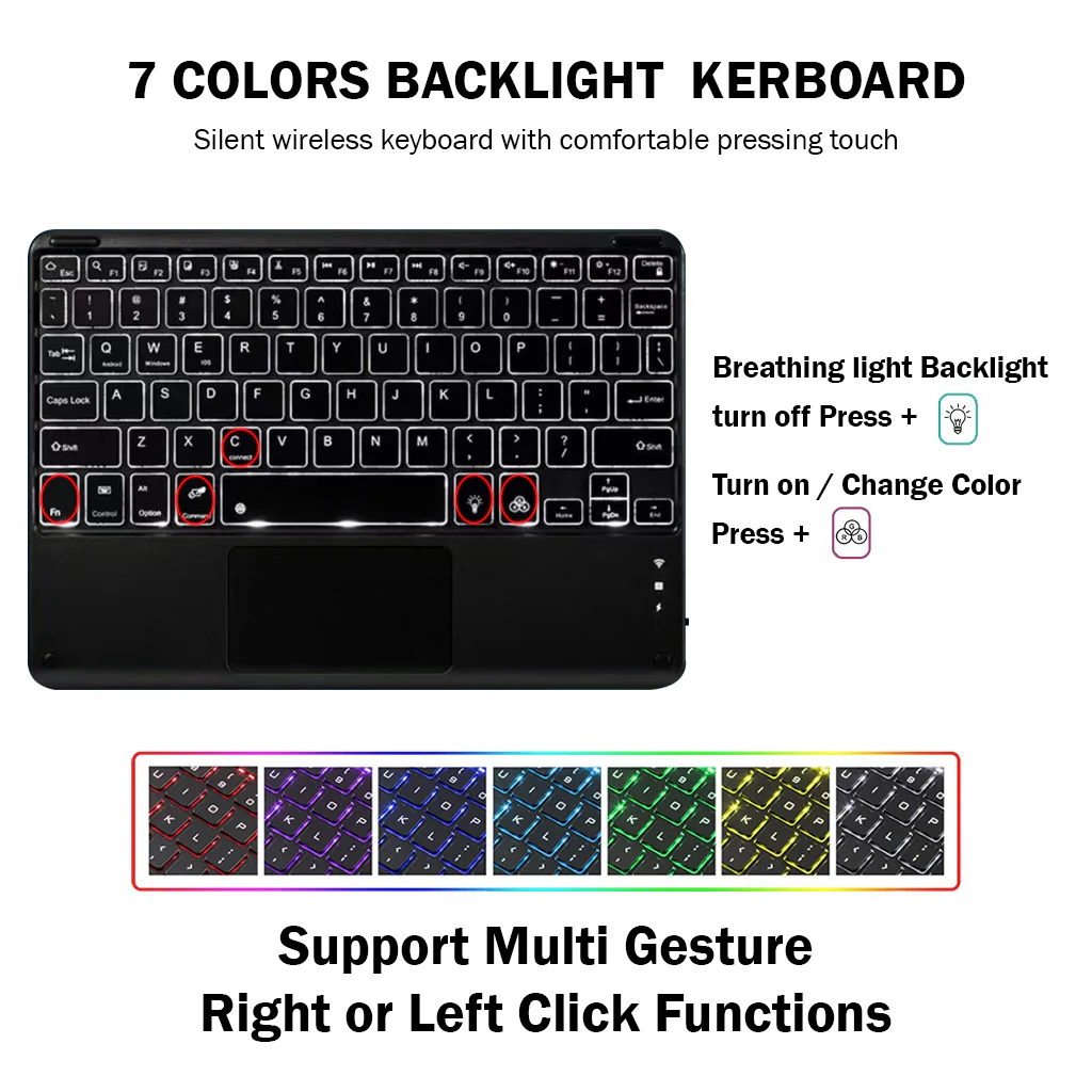 X200T Keyboard Case Cover for Samsung Galaxy Tab A8 10.5 - Image 3