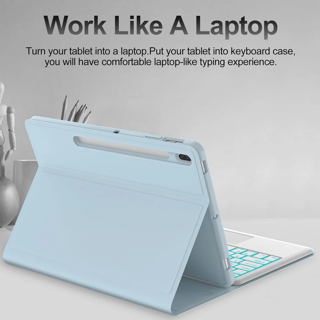 X510T Keyboard Case for Samsung Galaxy Tab S9 / S9 FE / S8 / S7 Cover - Image 18