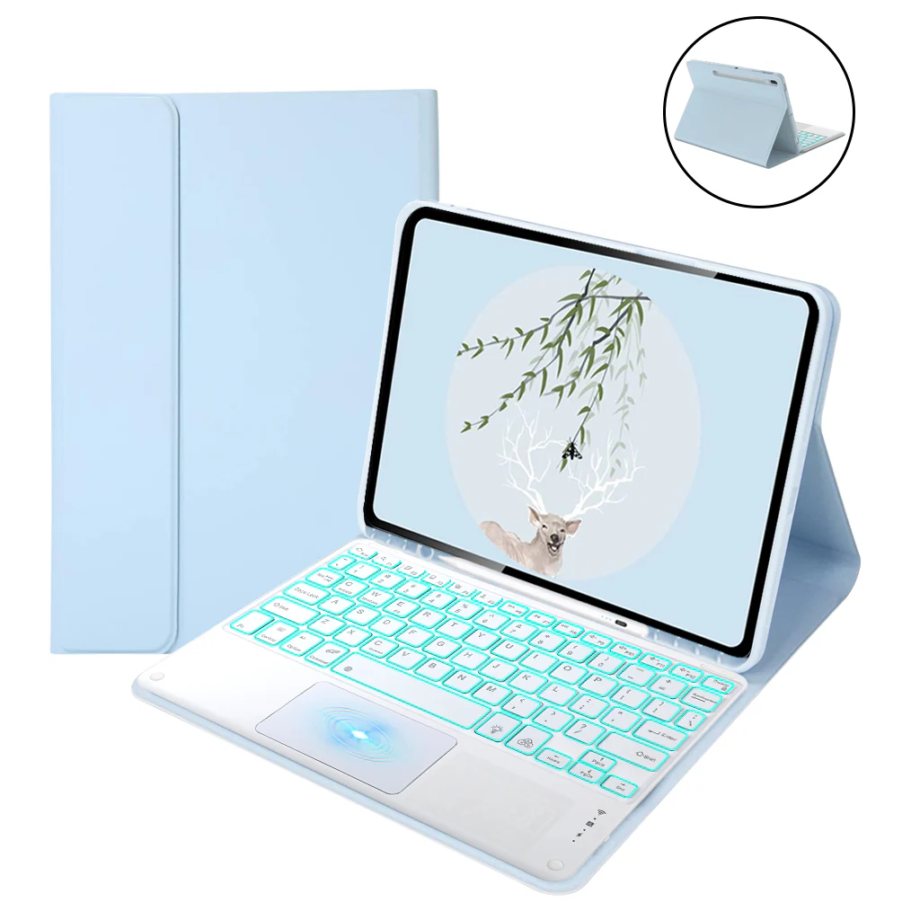 X510T Keyboard Case for Samsung Galaxy Tab S9 / S9 FE / S8 / S7 Cover - Image 23