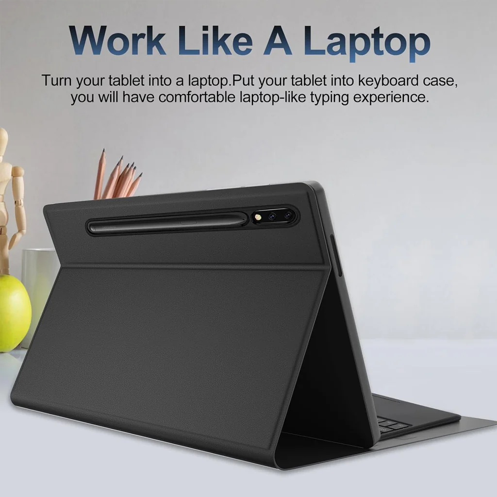 X510T Keyboard Case for Samsung Galaxy Tab S9 / S9 FE / S8 / S7 Cover - Image 8