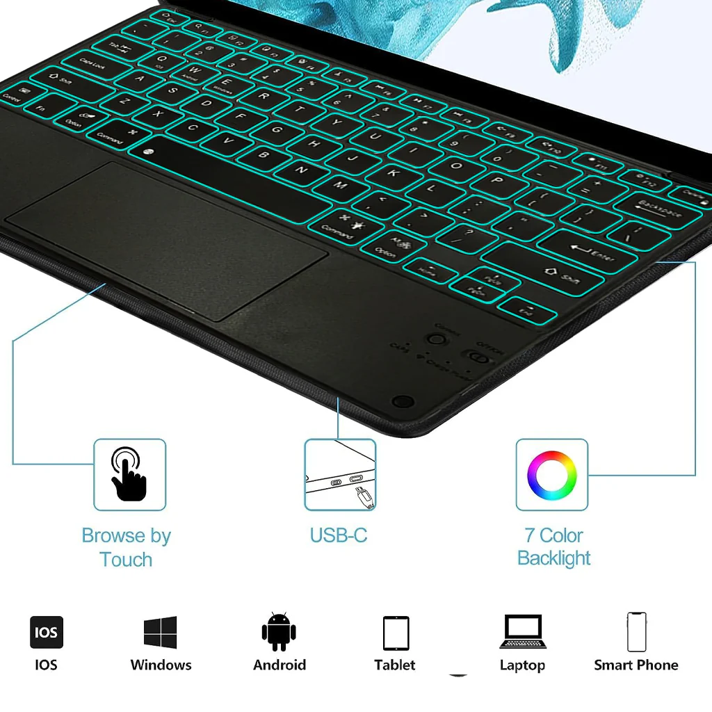 X900T Keyboard Case for Samsung Galaxy Tab for Samsung S9 Ultra & S8 Ultra 14.6" - Image 12