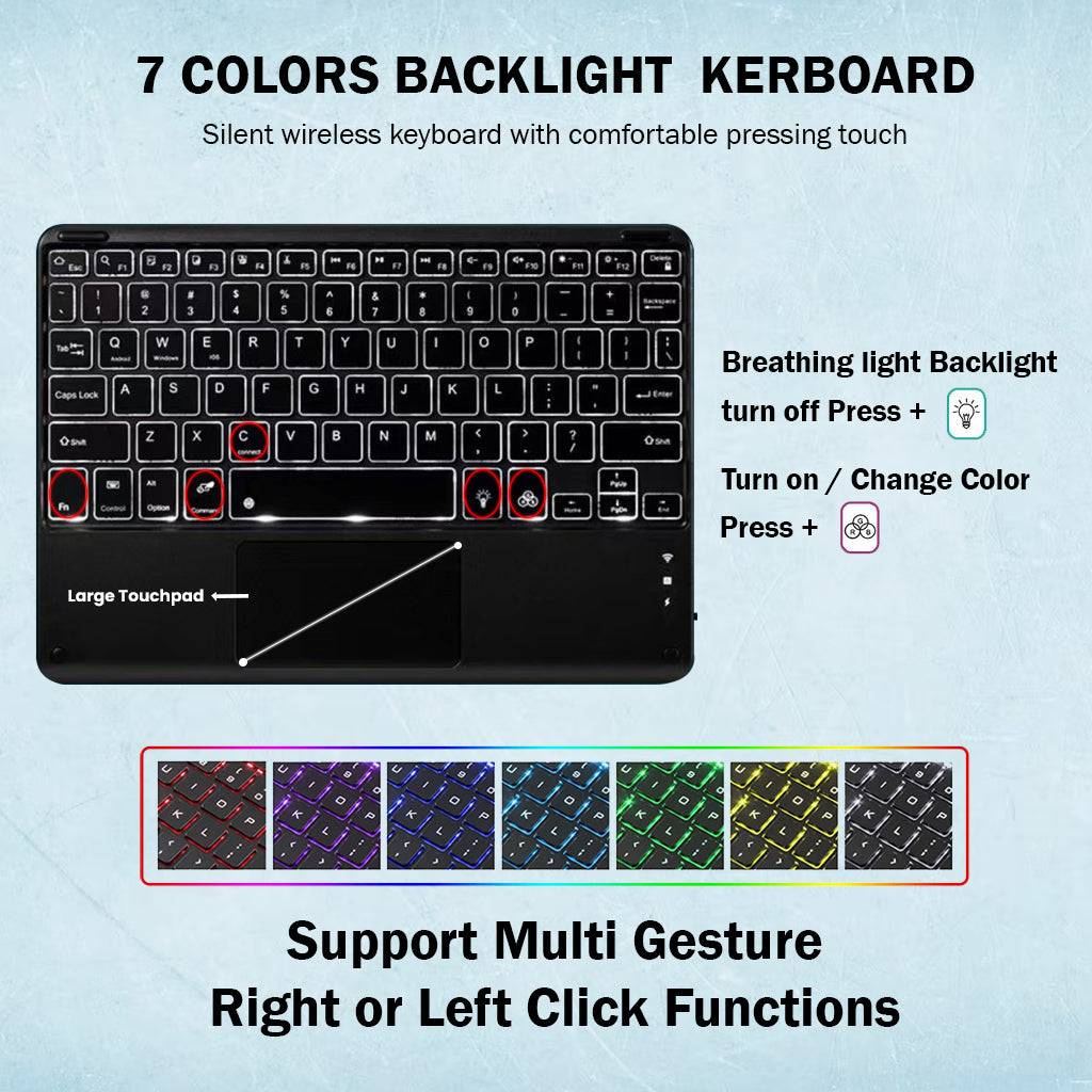 RY812 Keyboard Case for Honor Pad 8 12 inch 2022 Cover - Image 5