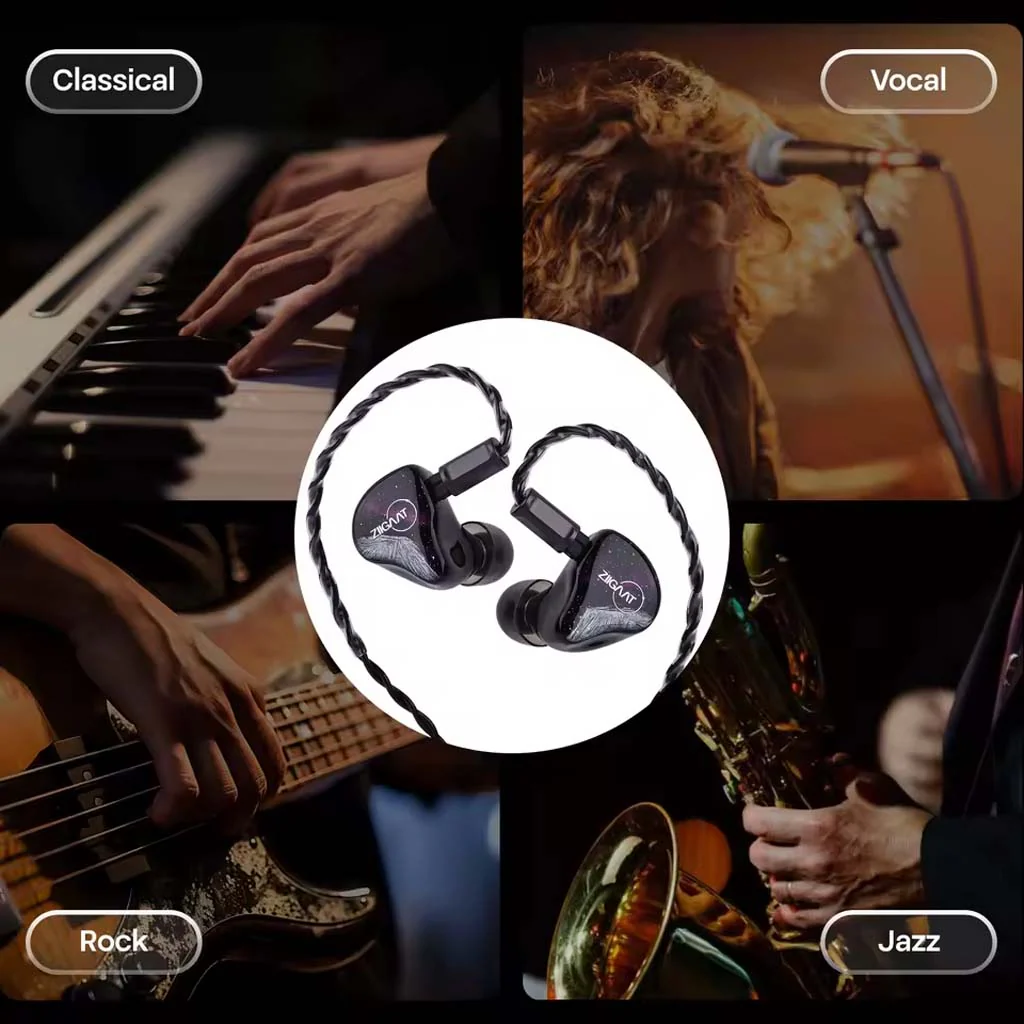 ZiiGaaT - CRESCENT 2DD + 2BA HANDCRAFTED HYBRID IEM - Image 13