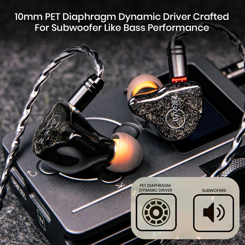 ZiiGaat - Lush 1DD + 4BA Hybrid Drivers IEM - Image 3