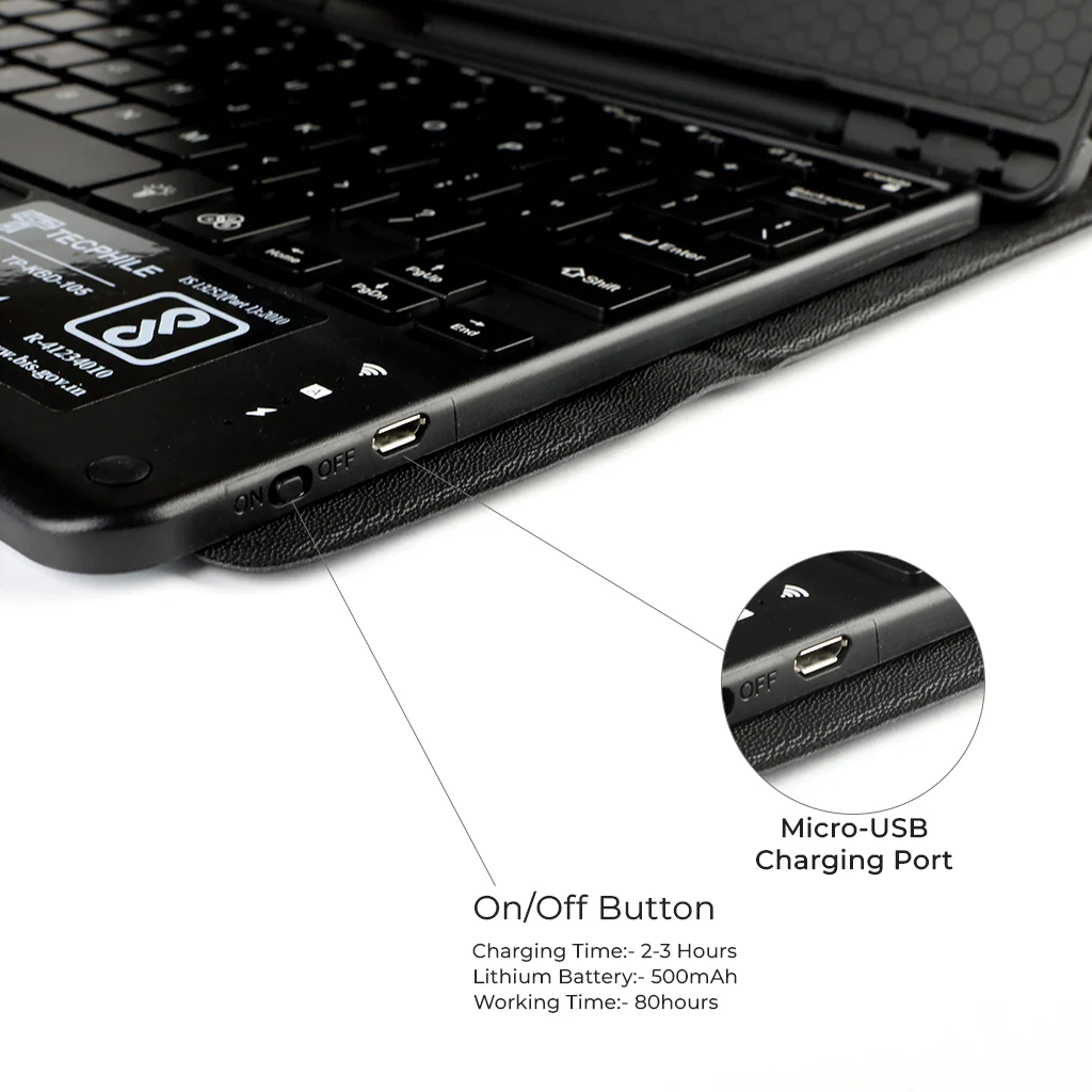 ZW109T Keyboard case for Realme Pad X 11 inch with Touchpad - Image 3